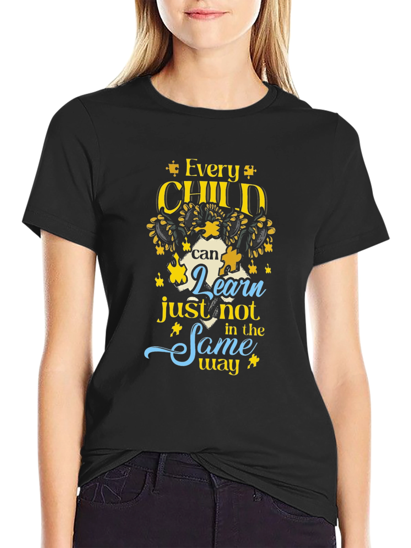 Autism Awareness T-Shirt - Every Child Can Learn