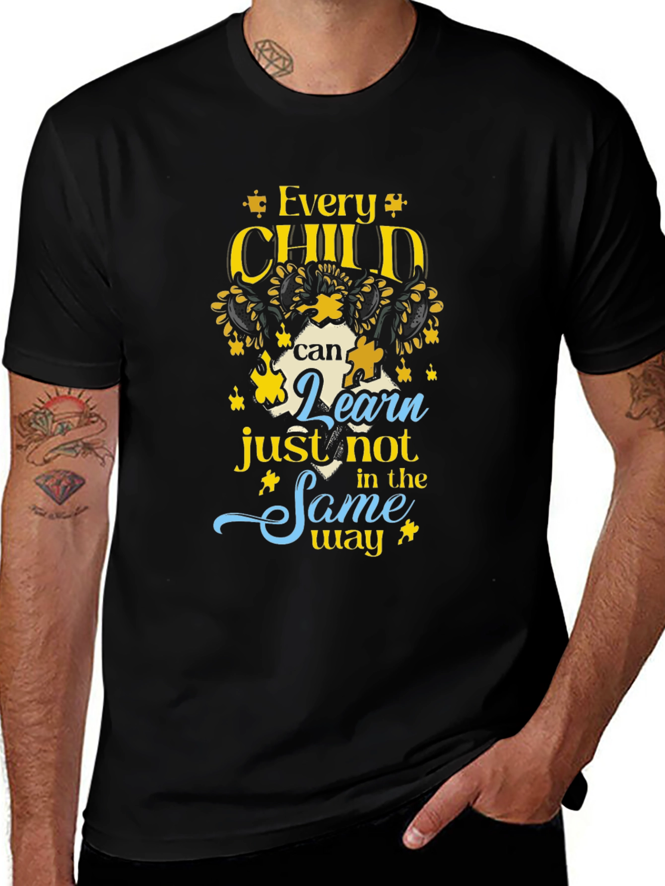 Autism Awareness T-Shirt - Every Child Can Learn