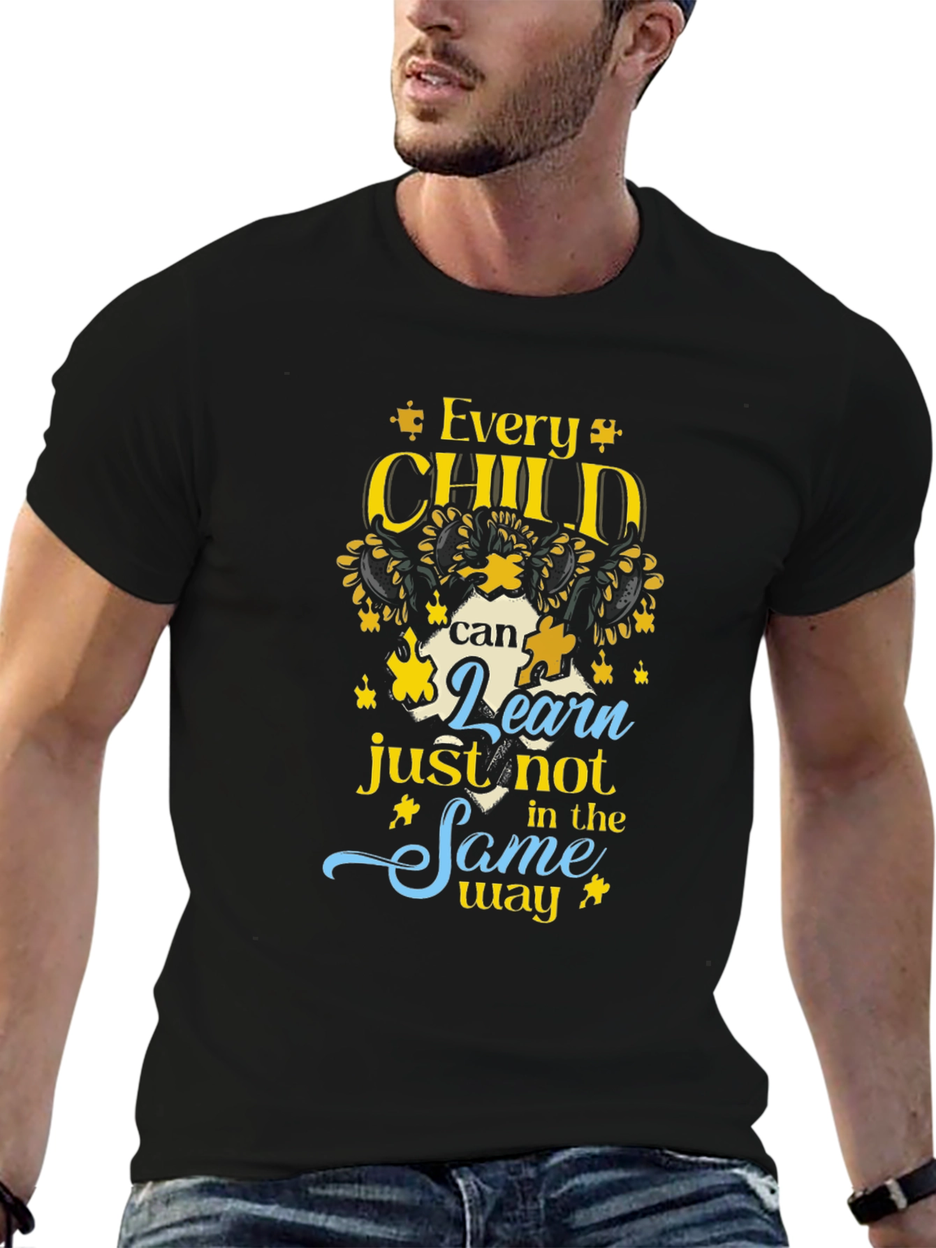 Autism Awareness T-Shirt - Every Child Can Learn