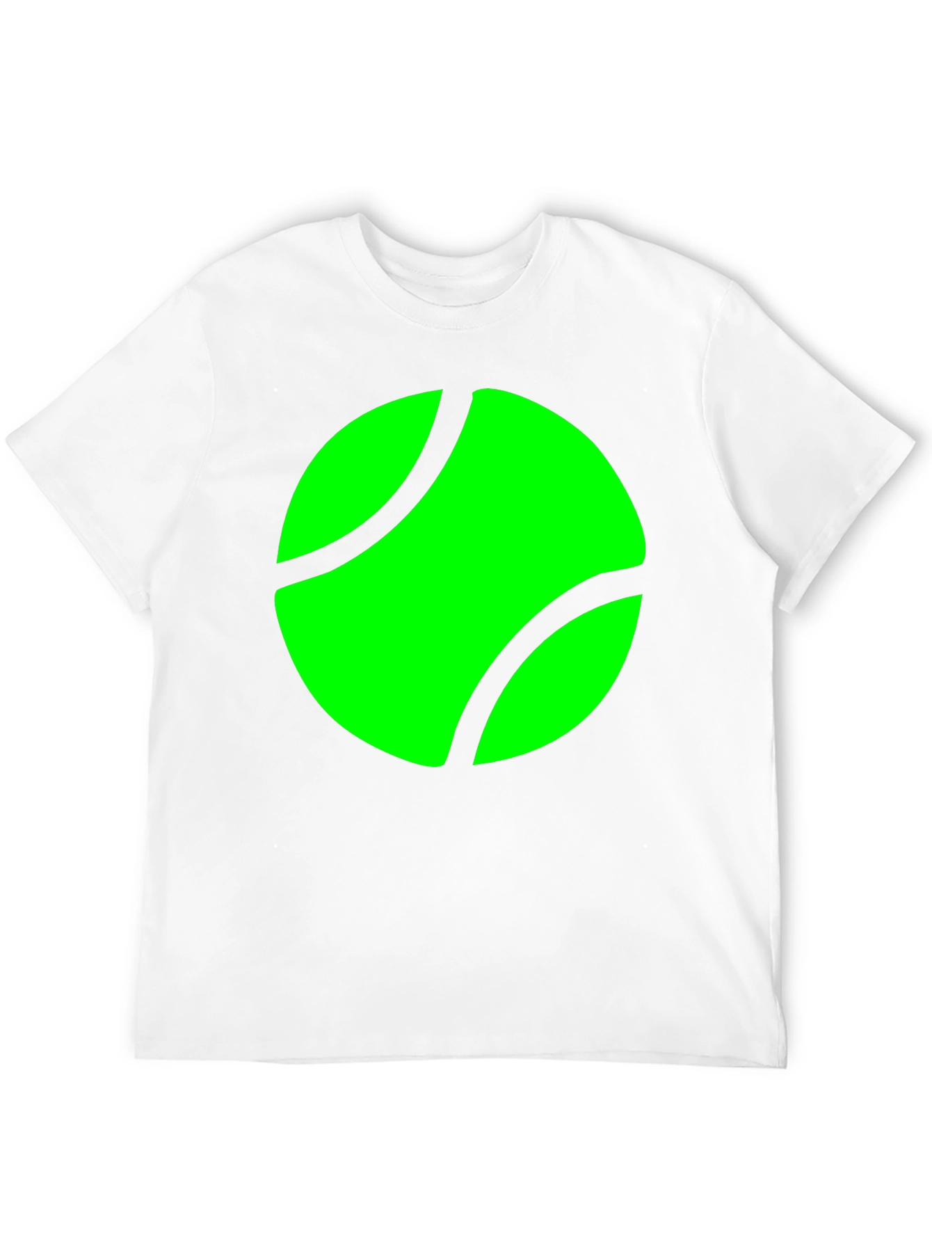 Tennis Ball Graphic Black T-Shirt