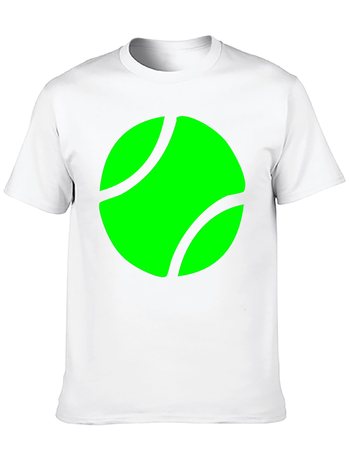 Tennis Ball Graphic Black T-Shirt