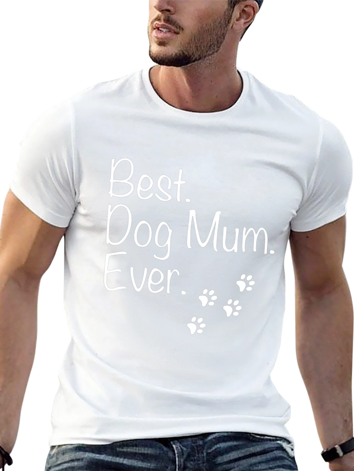 Best Dog Mum Ever Graphic T-Shirt Pet Lover Tee