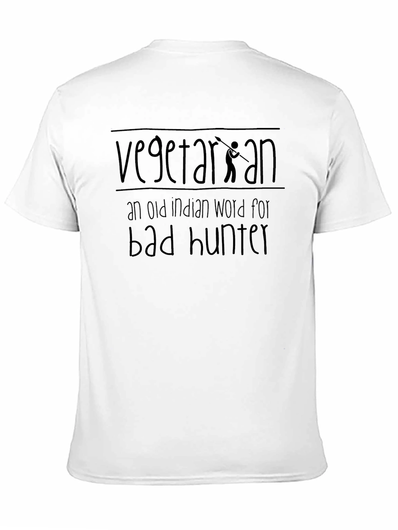Vegetarian Funny T-Shirt | Bad Hunter Graphic Tee