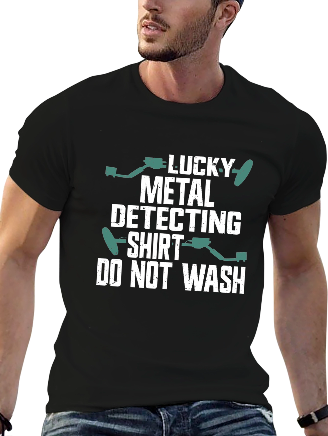 Lucky Metal Detecting Shirt - Funny Hobby Tee