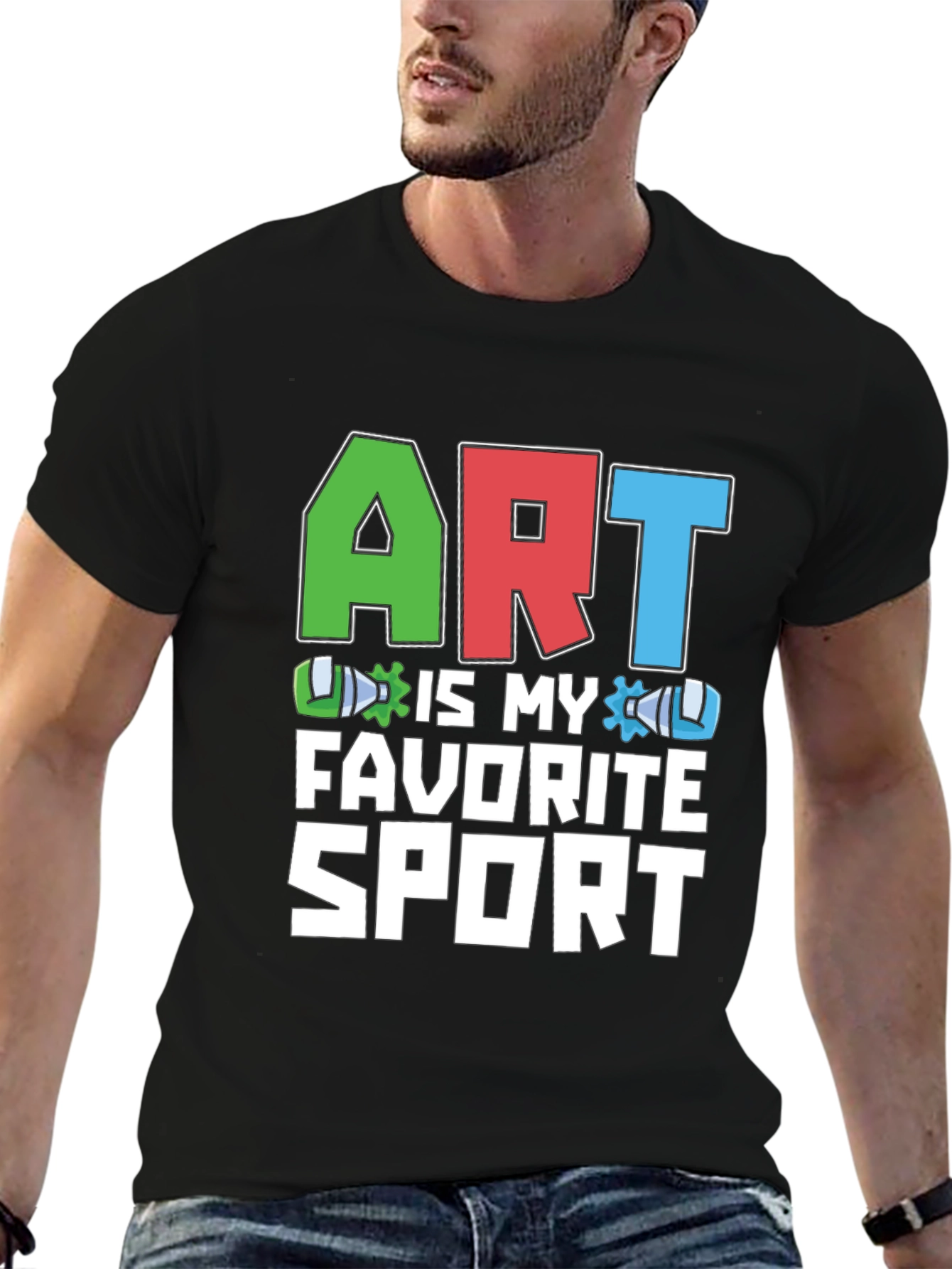 Art is My Favorite Sport Graphic T-Shirt