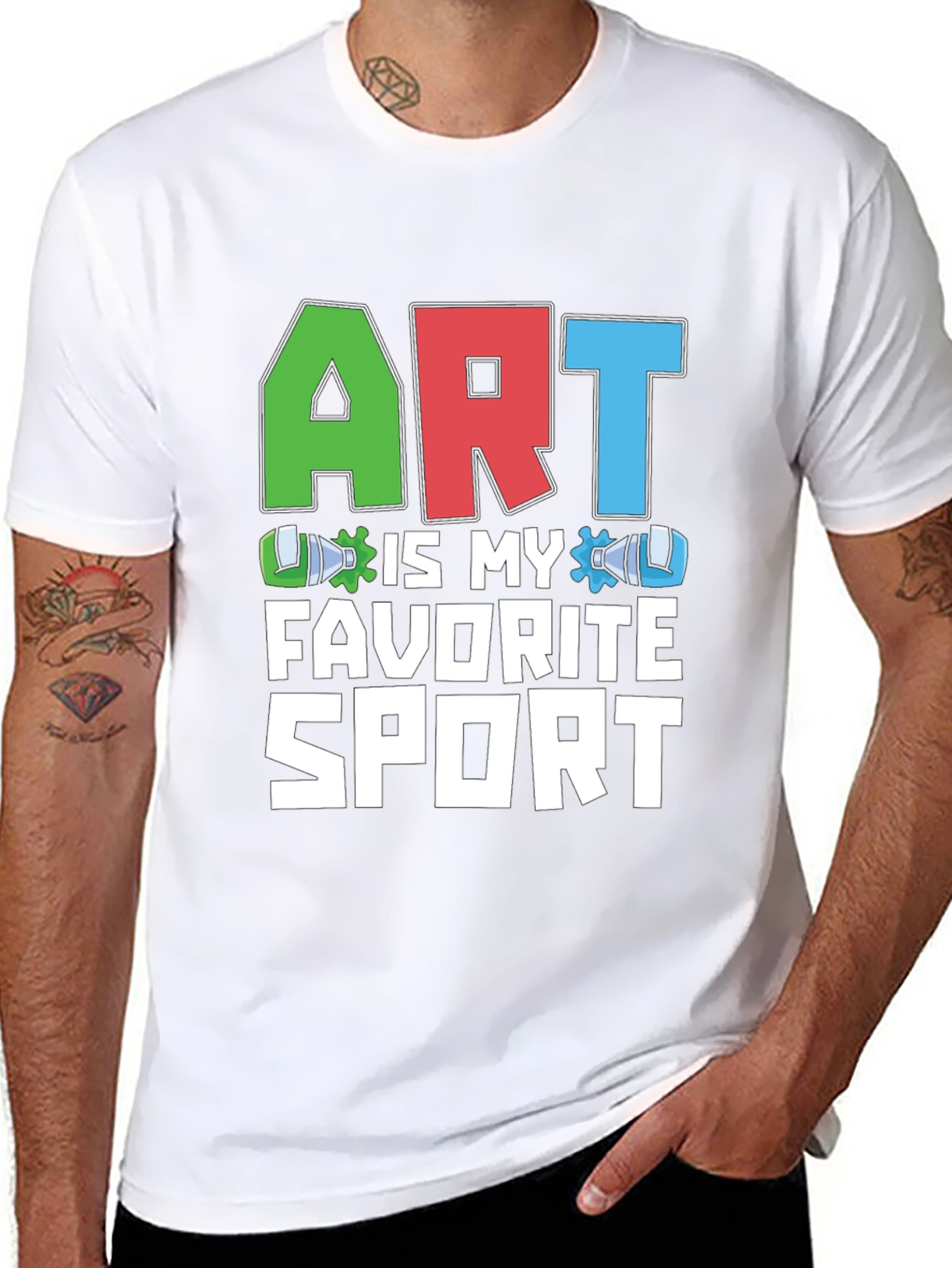 Art is My Favorite Sport Graphic T-Shirt