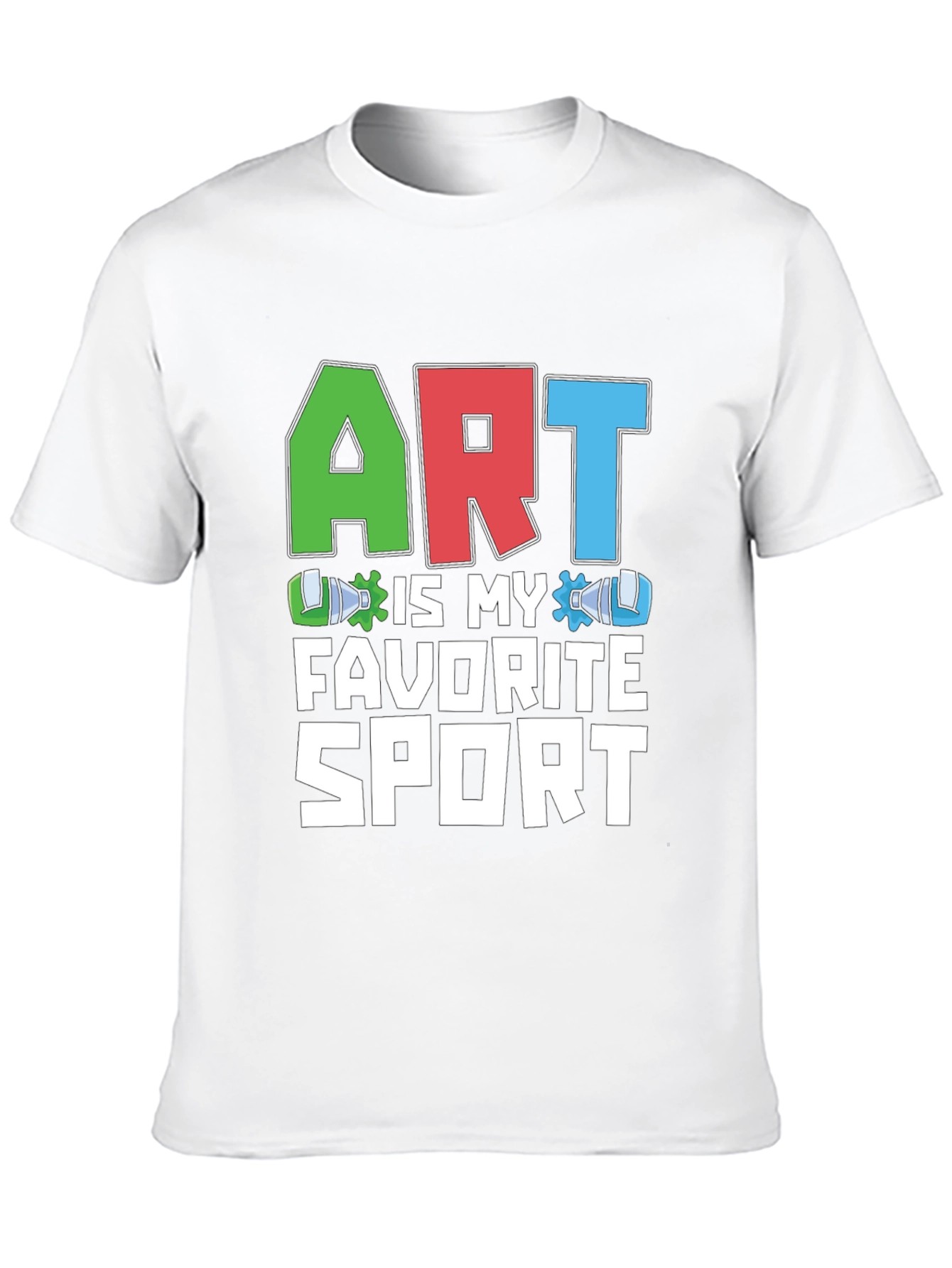 Art is My Favorite Sport Graphic T-Shirt