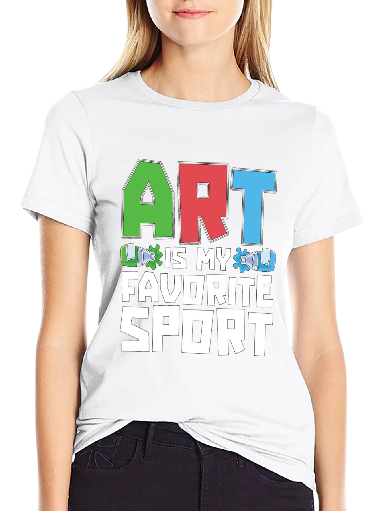 Art is My Favorite Sport Graphic T-Shirt