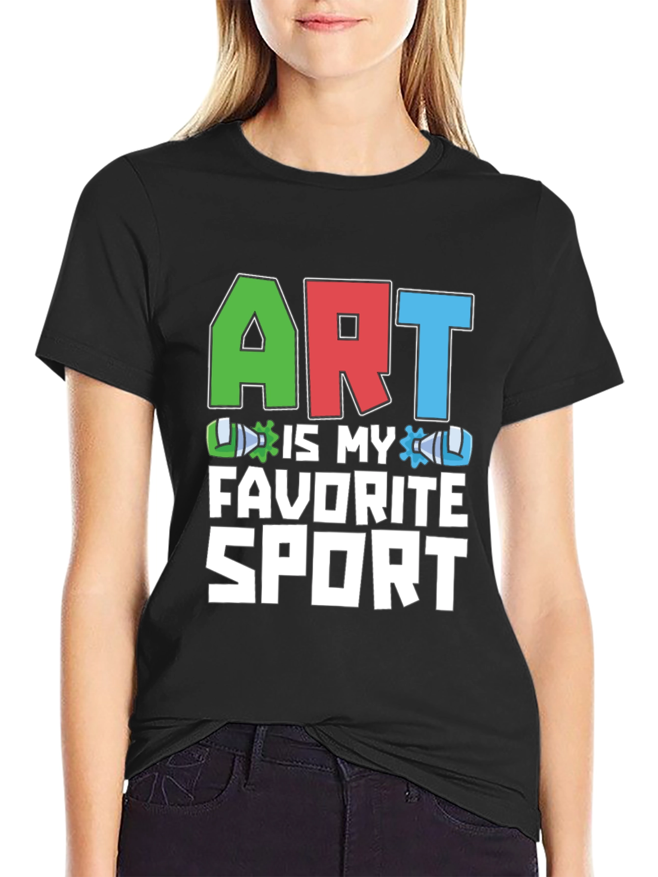 Art is My Favorite Sport Graphic T-Shirt