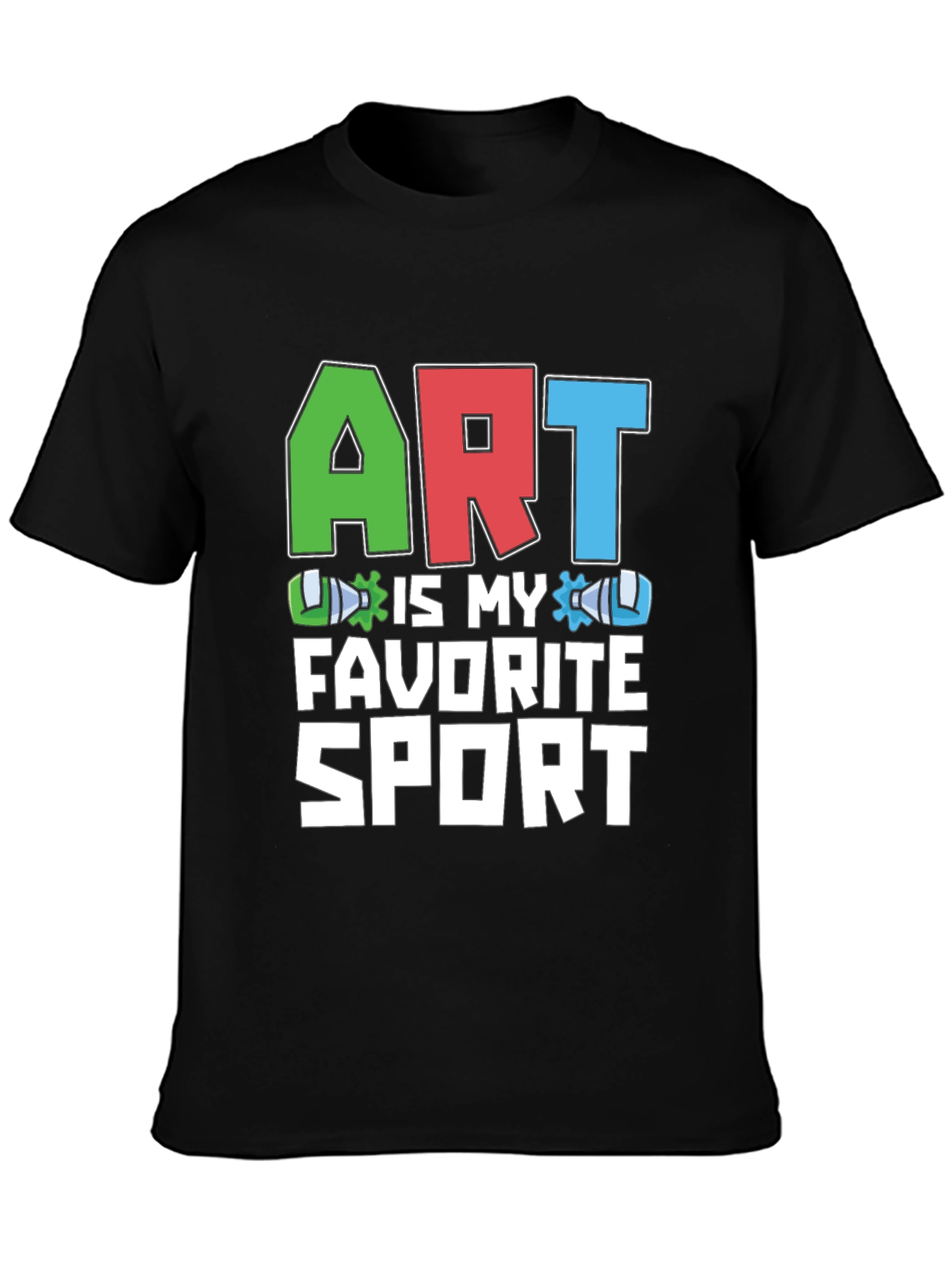 Art is My Favorite Sport Graphic T-Shirt