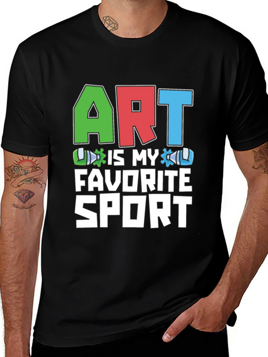 Art is My Favorite Sport Graphic T-Shirt