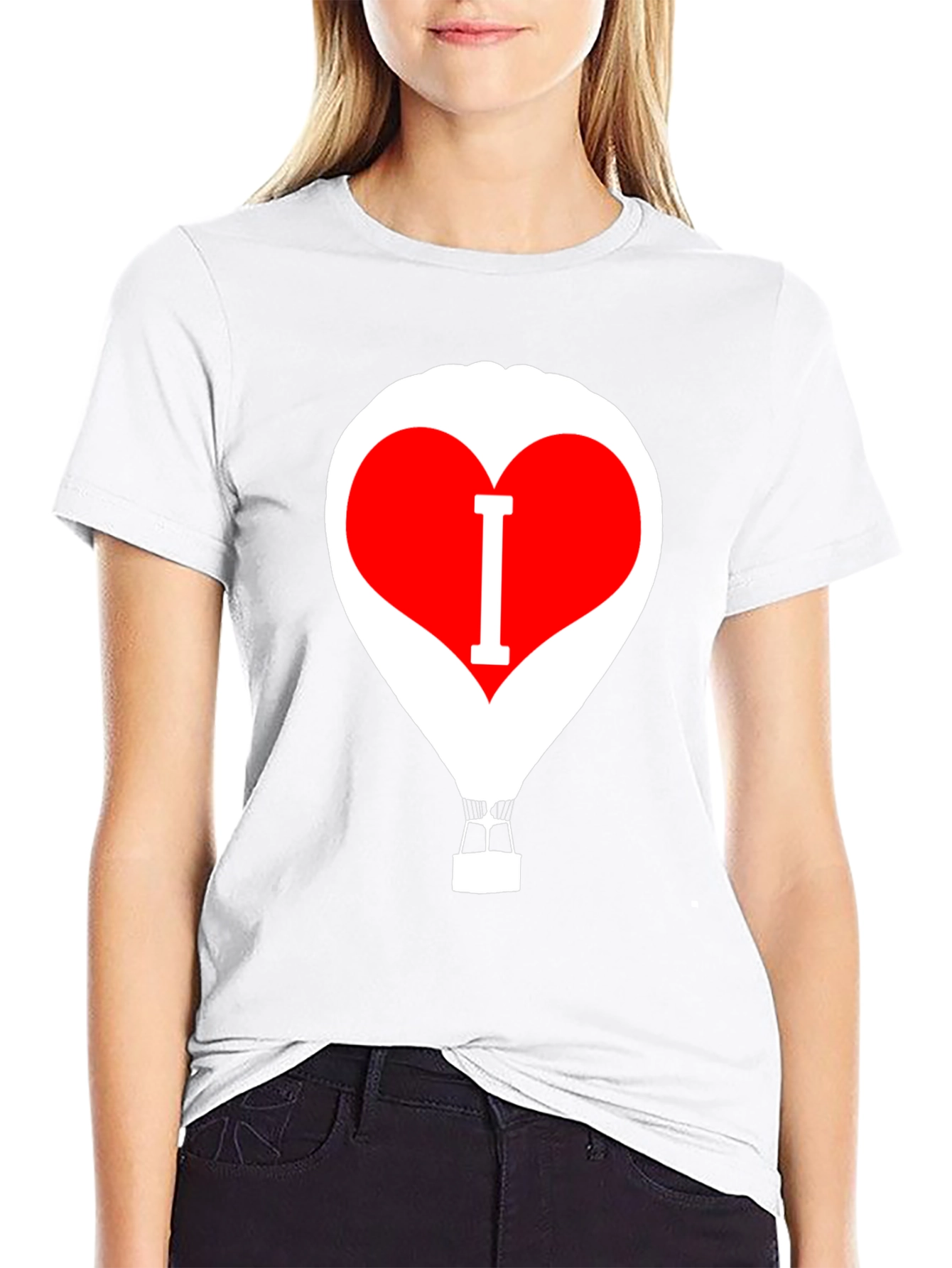 I Heart Balloon T-Shirt - Novelty Graphic Tee