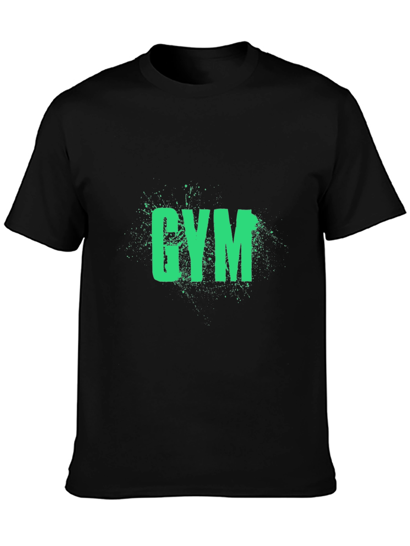 Mens Black Gym T-Shirt