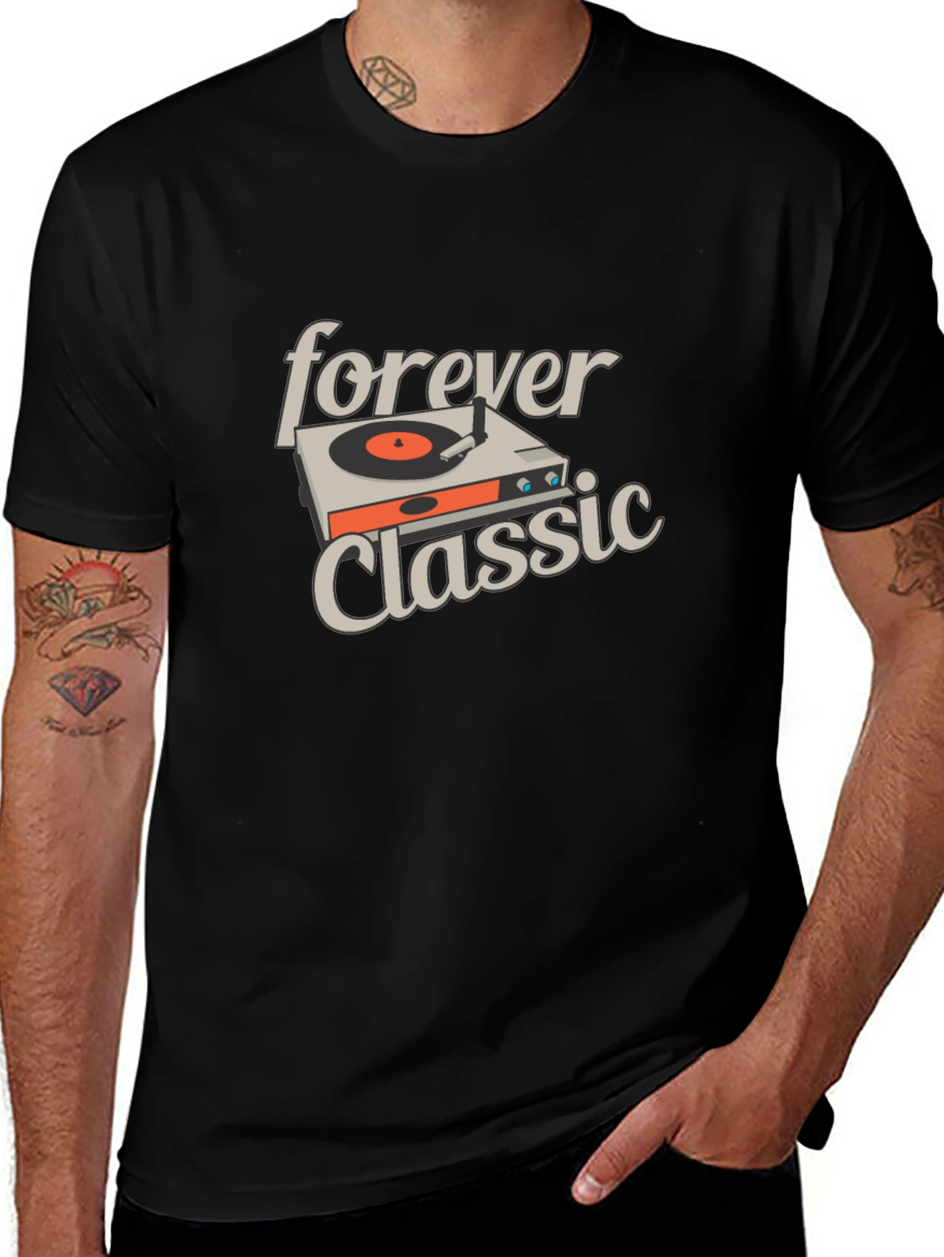 Forever Classic Graphic Tee - Music Lover Shirt
