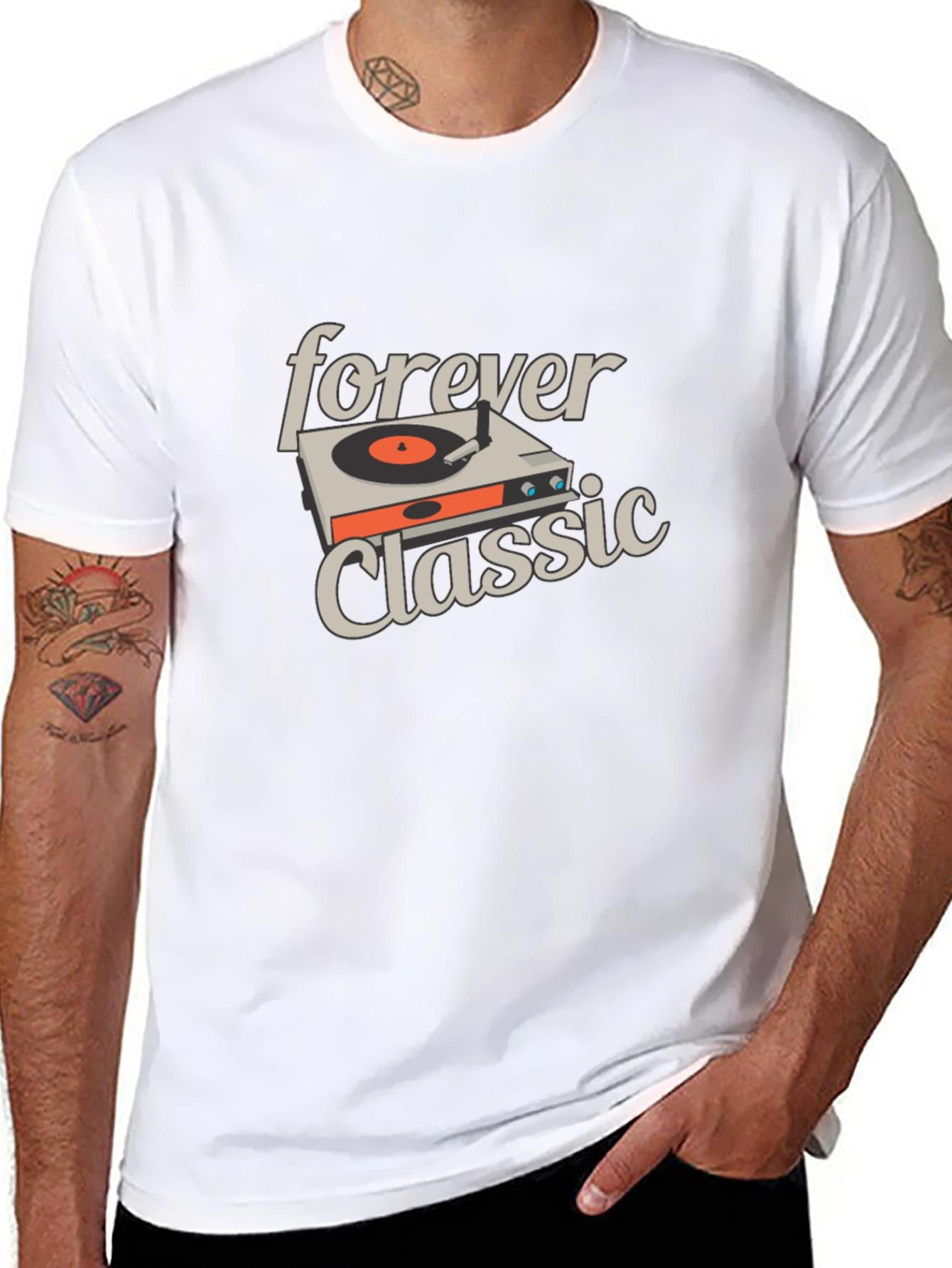 Forever Classic Graphic Tee - Music Lover Shirt