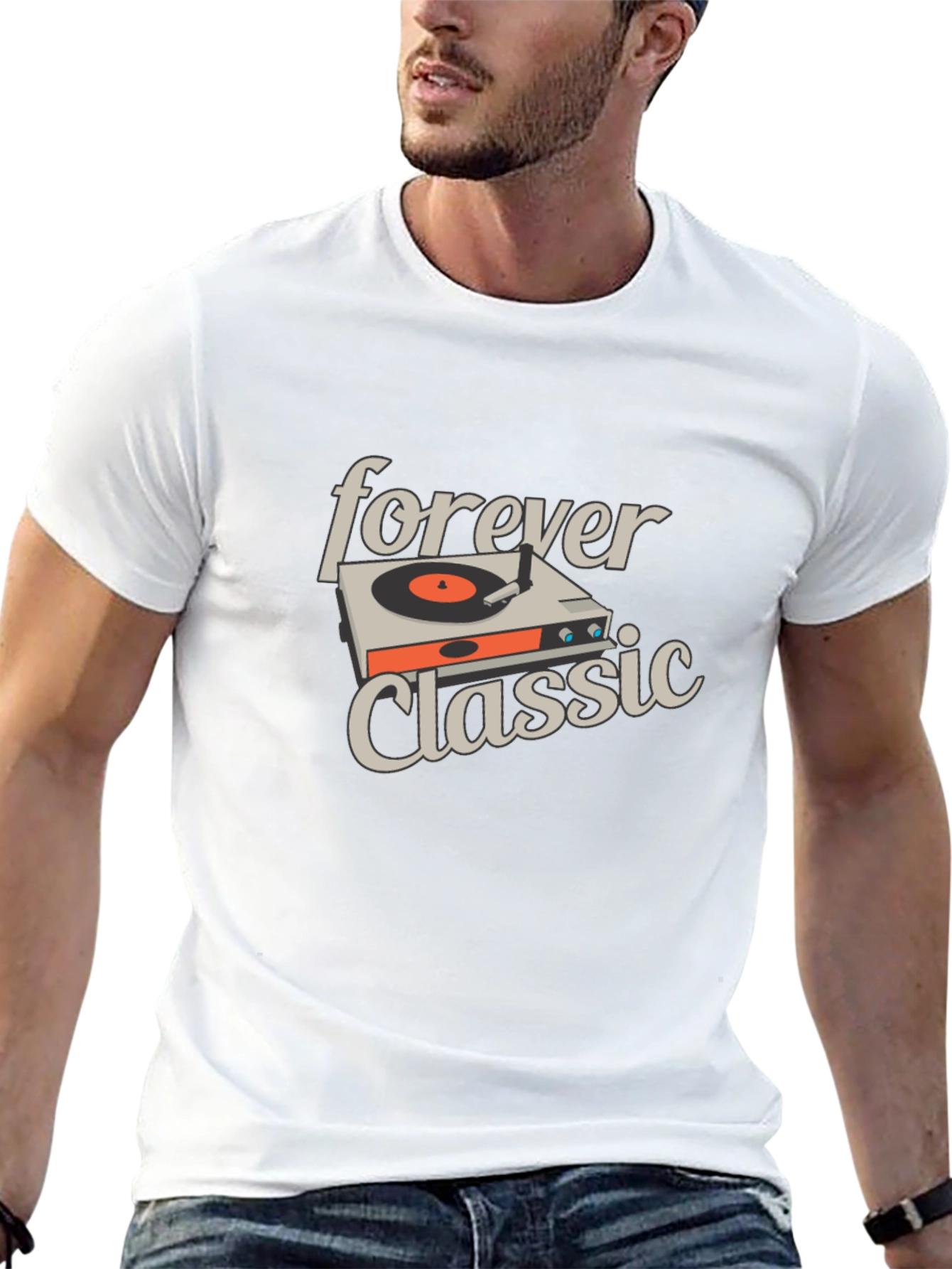Forever Classic Graphic Tee - Music Lover Shirt