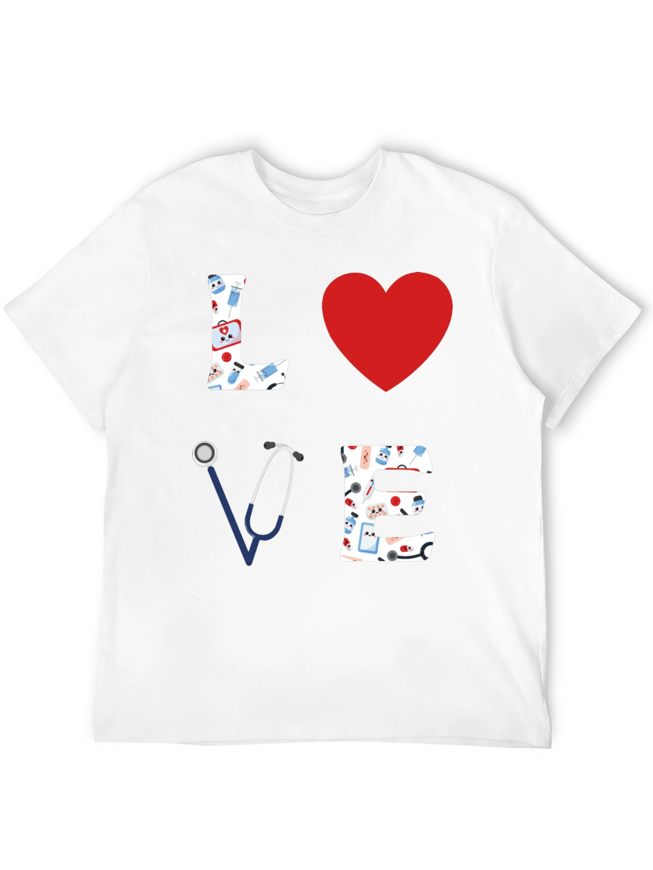Nurse Love T-Shirt - Medical Heart Tee