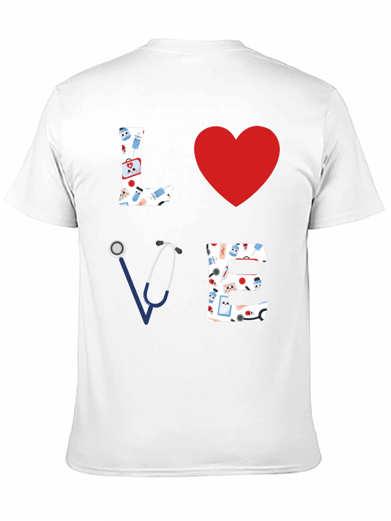 Nurse Love T-Shirt - Medical Heart Tee