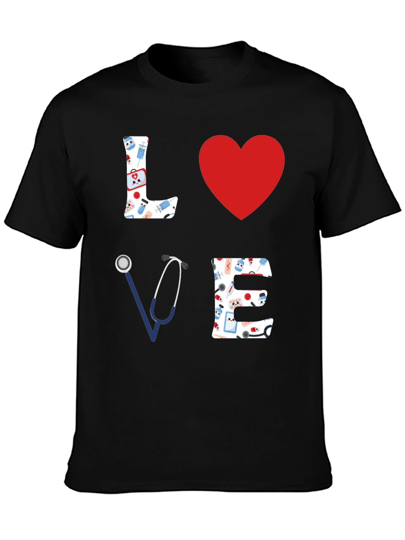 Nurse Love T-Shirt - Medical Heart Tee