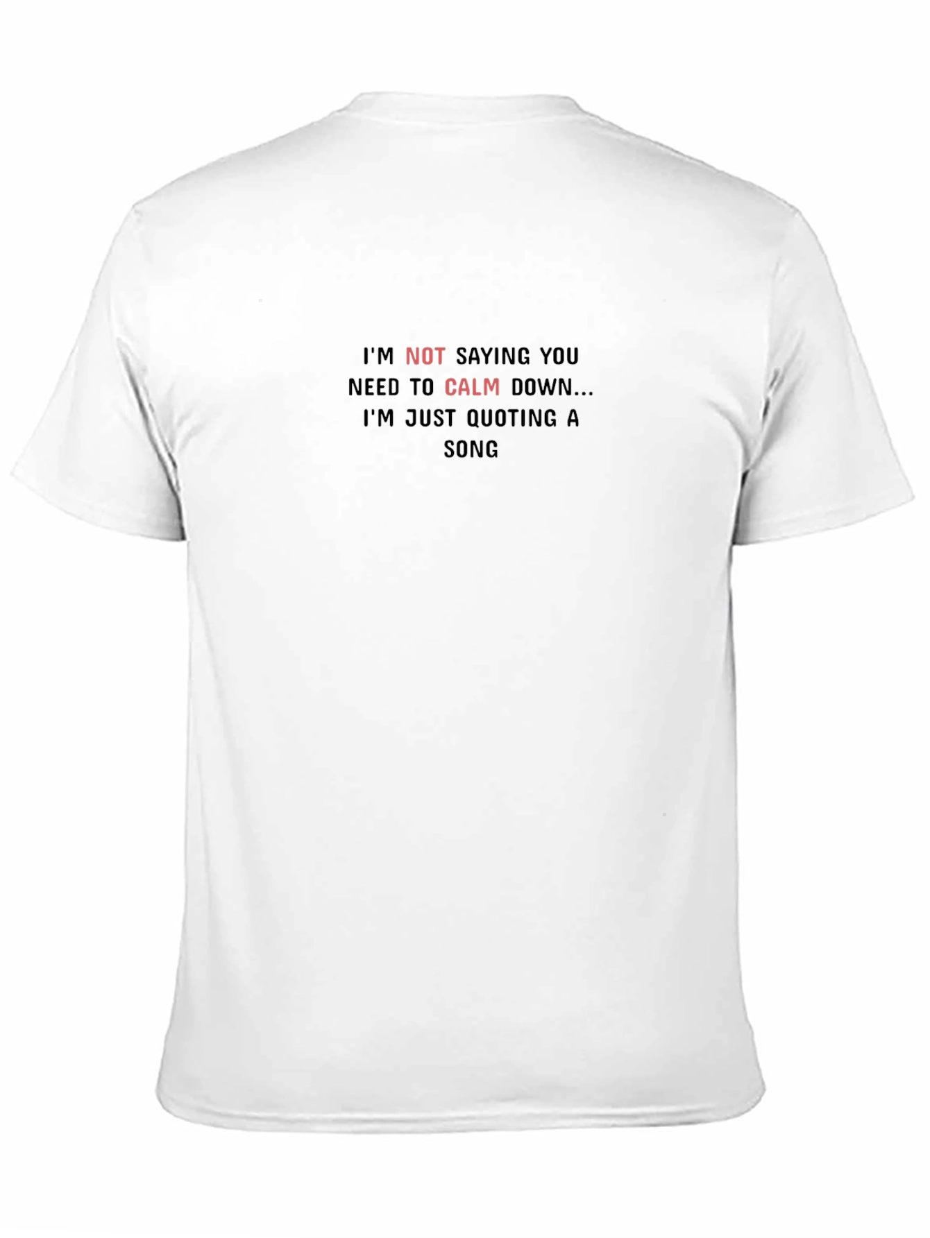 Calm Down Song Quote T-Shirt