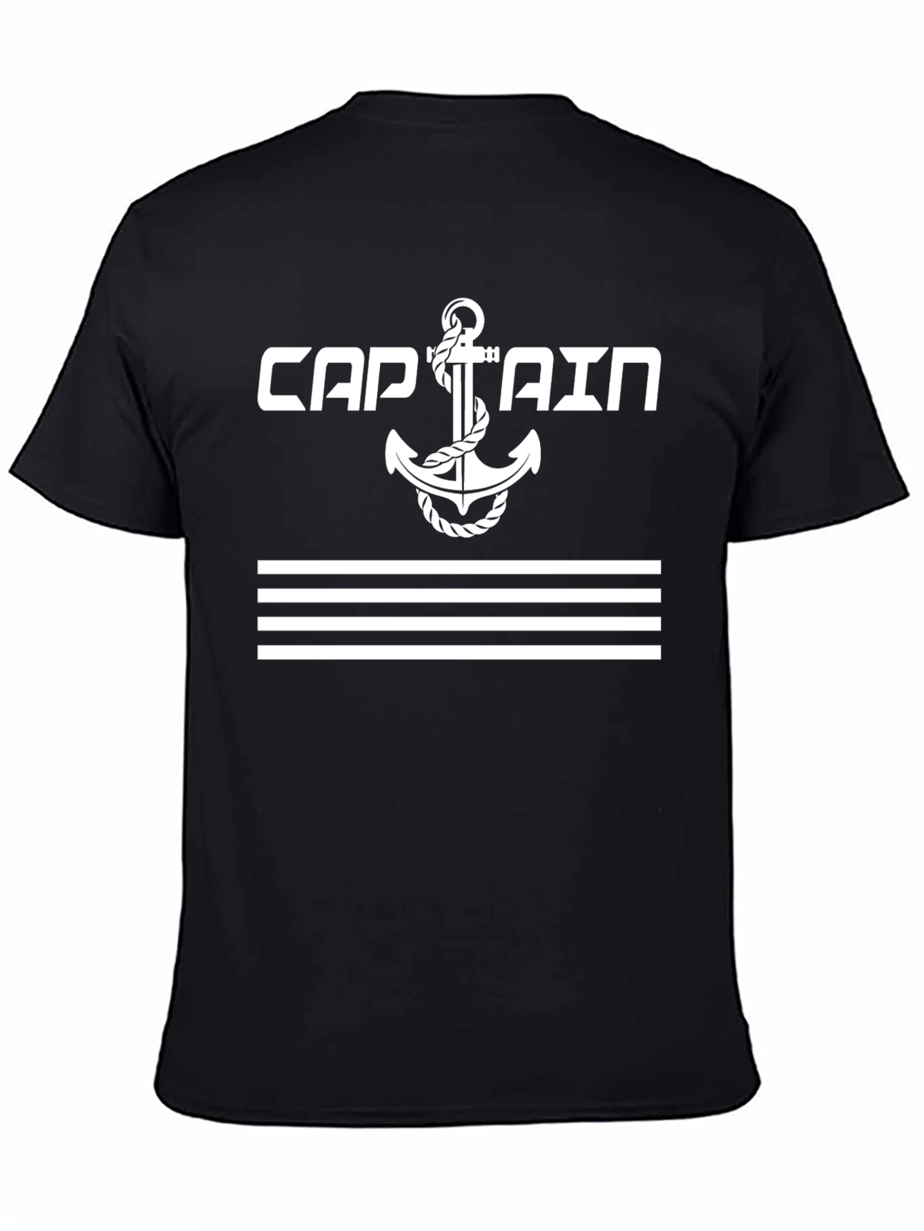 Captain Anchor Graphic Tee - Nautical Style