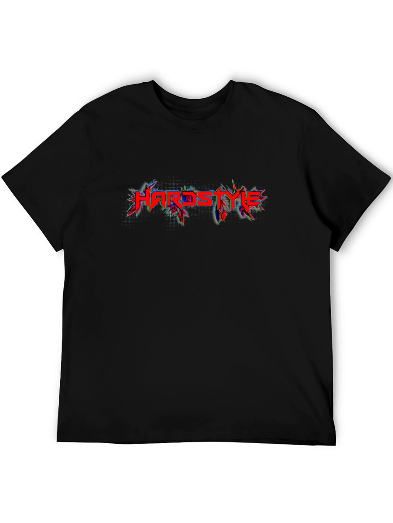 Hardstyle Graphic Print Black T-Shirt
