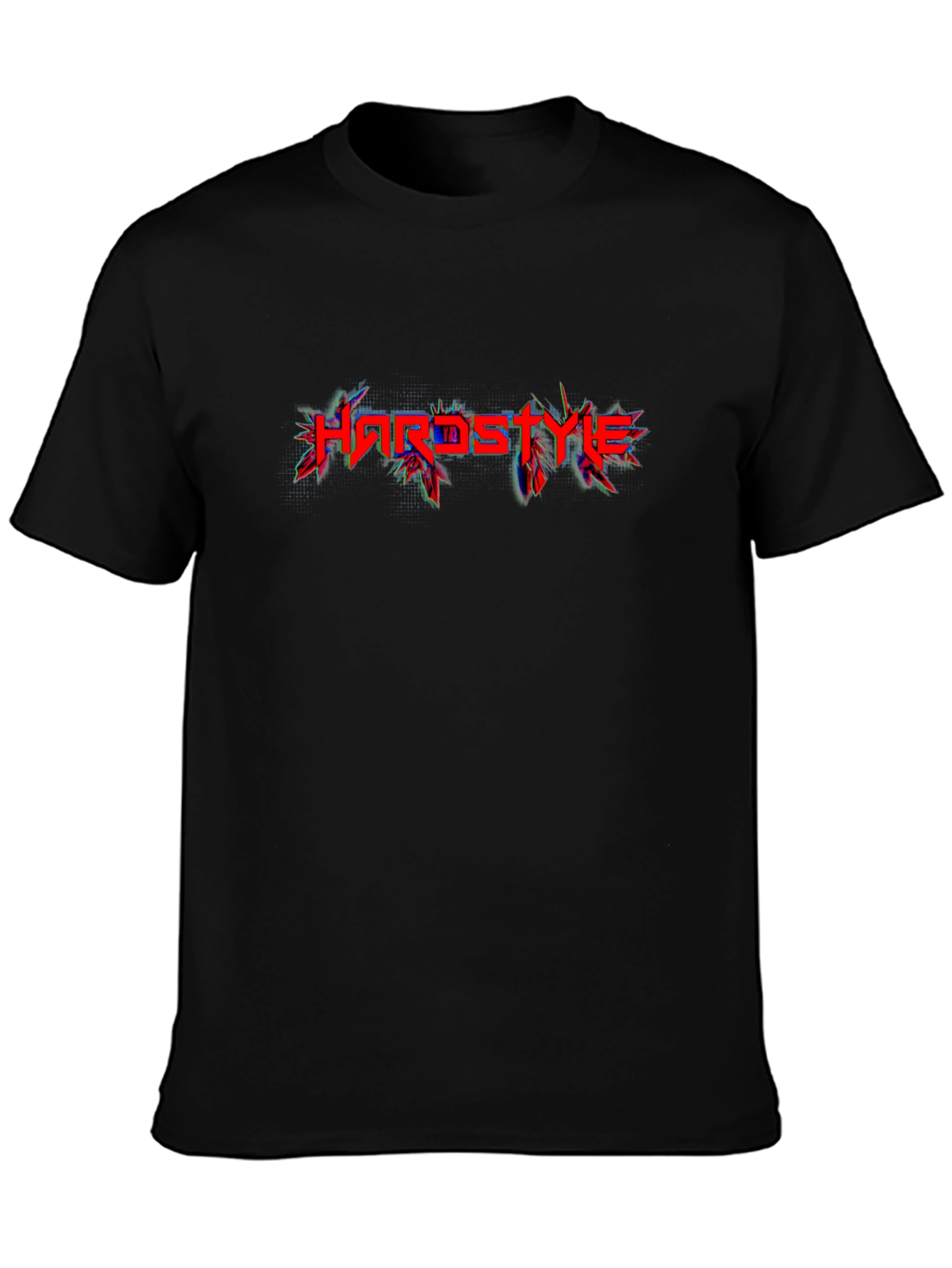 Hardstyle Graphic Print Black T-Shirt