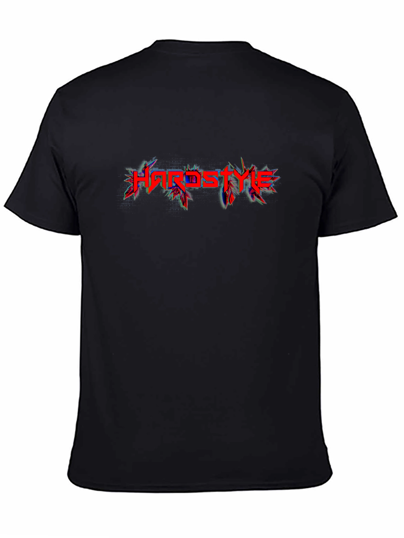 Hardstyle Graphic Print Black T-Shirt