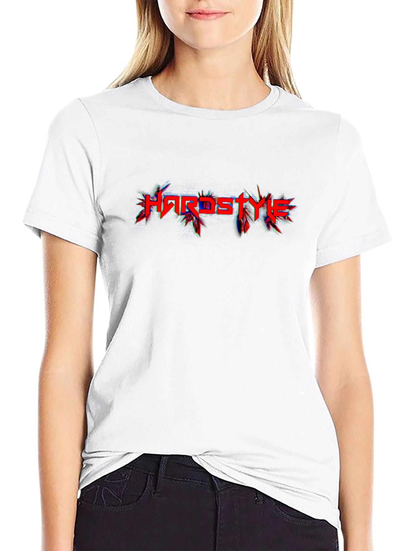 Hardstyle Graphic Print Black T-Shirt