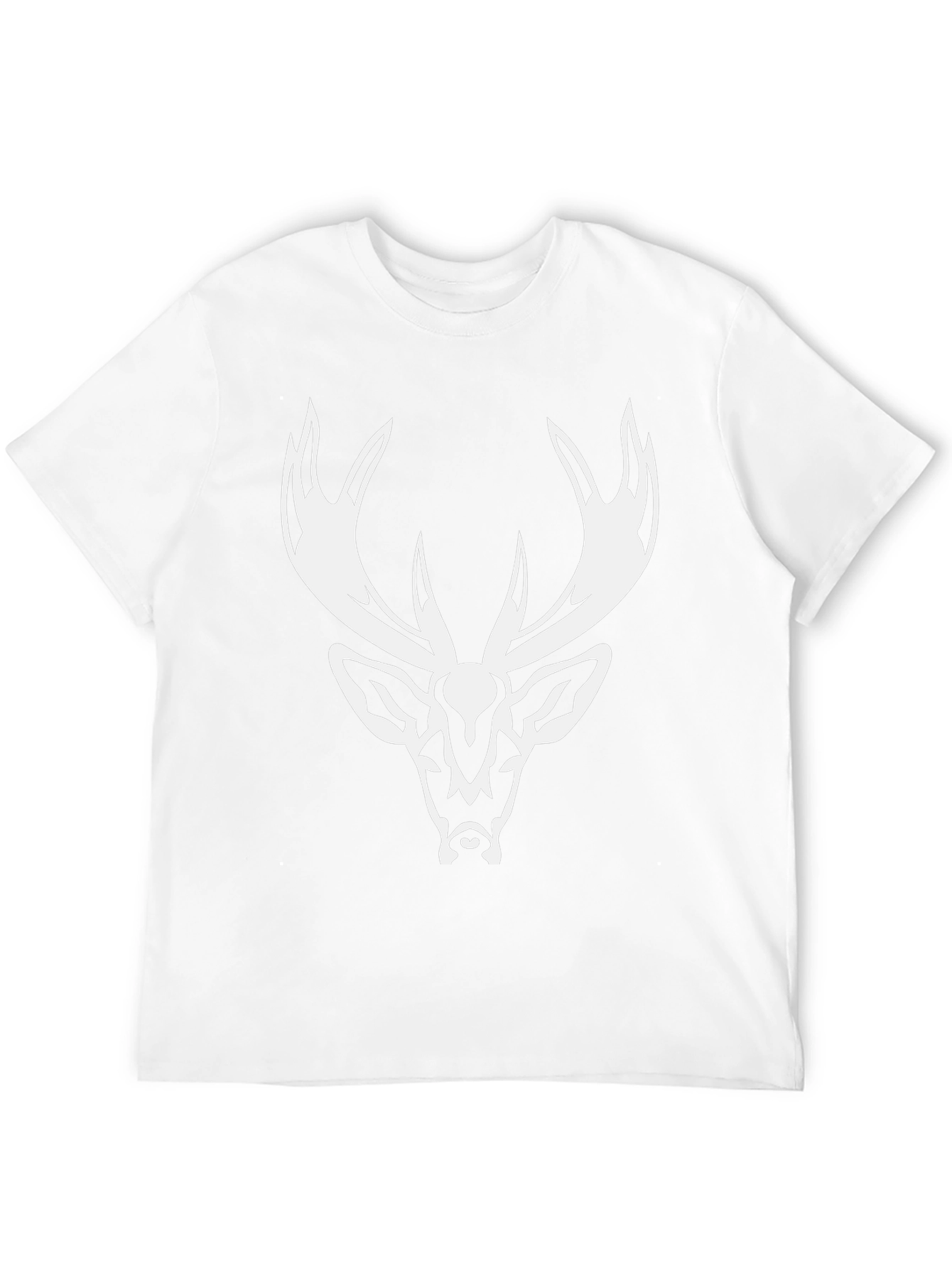 Black Deer Head Graphic Tee