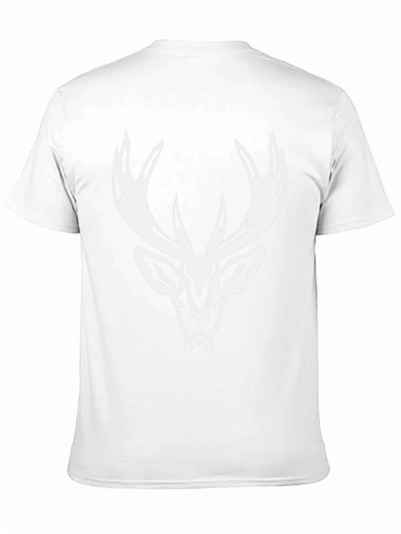 Black Deer Head Graphic Tee