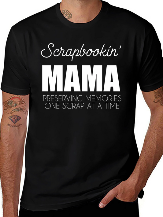 Scrapbookin Mama T-Shirt - Crafting Memories