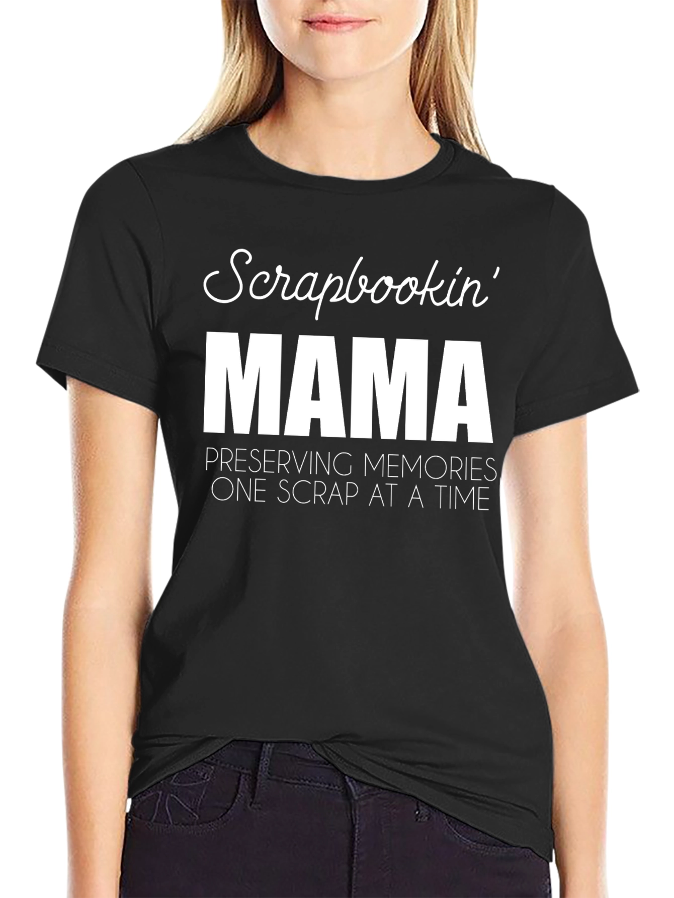 Scrapbookin Mama T-Shirt - Crafting Memories