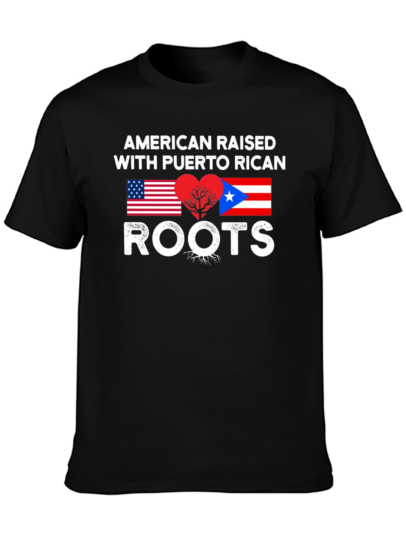 American Raised with Puerto Rican Roots T-Shirt