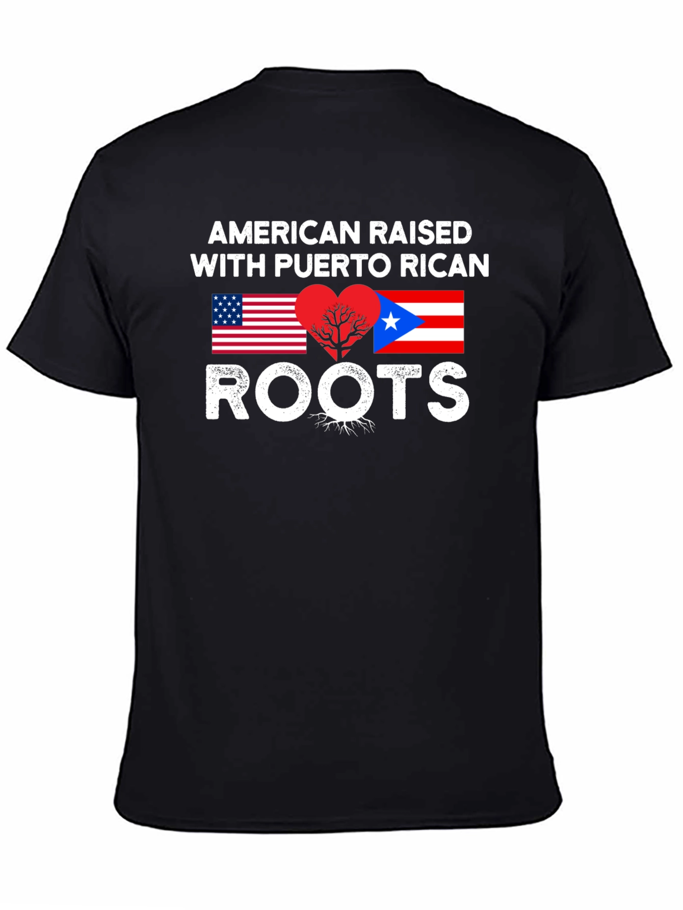 American Raised with Puerto Rican Roots T-Shirt
