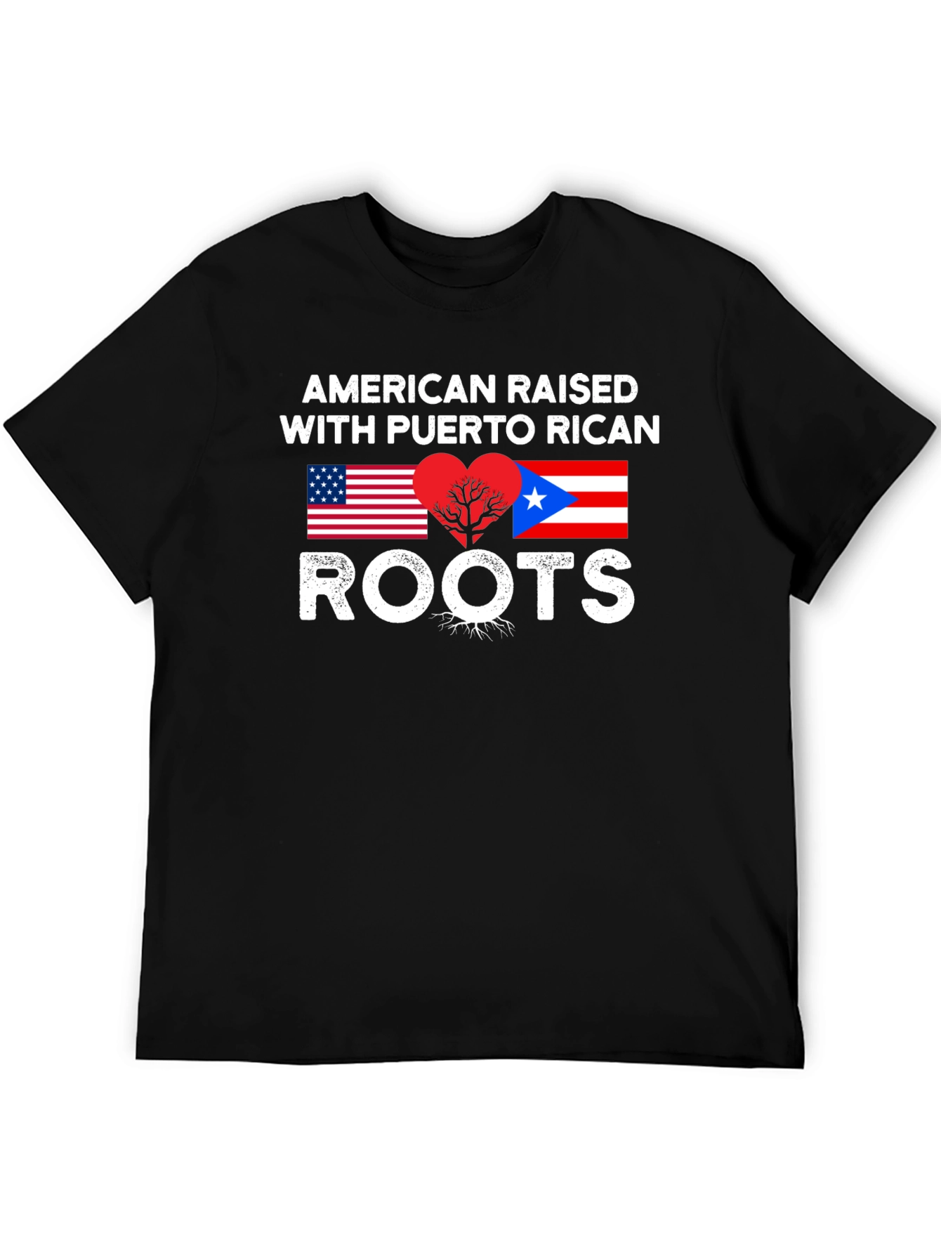 American Raised with Puerto Rican Roots T-Shirt