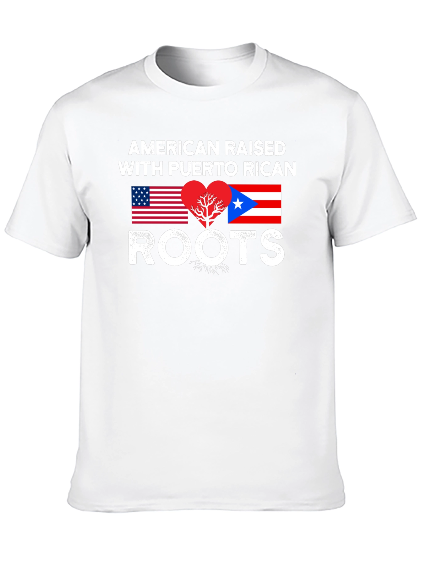 American Raised with Puerto Rican Roots T-Shirt