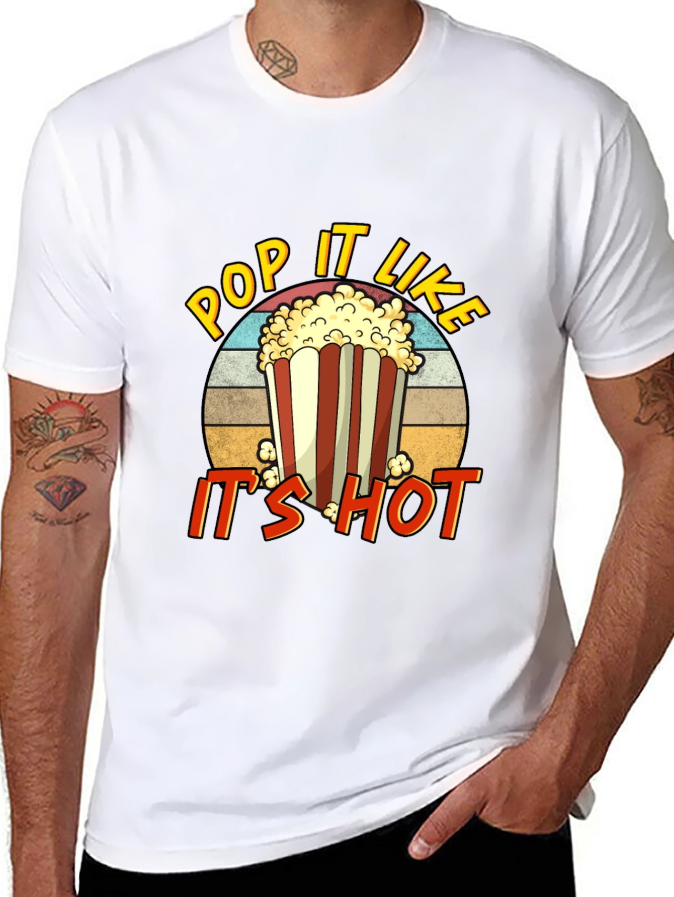 Pop It Like Its Hot Graphic T-Shirt