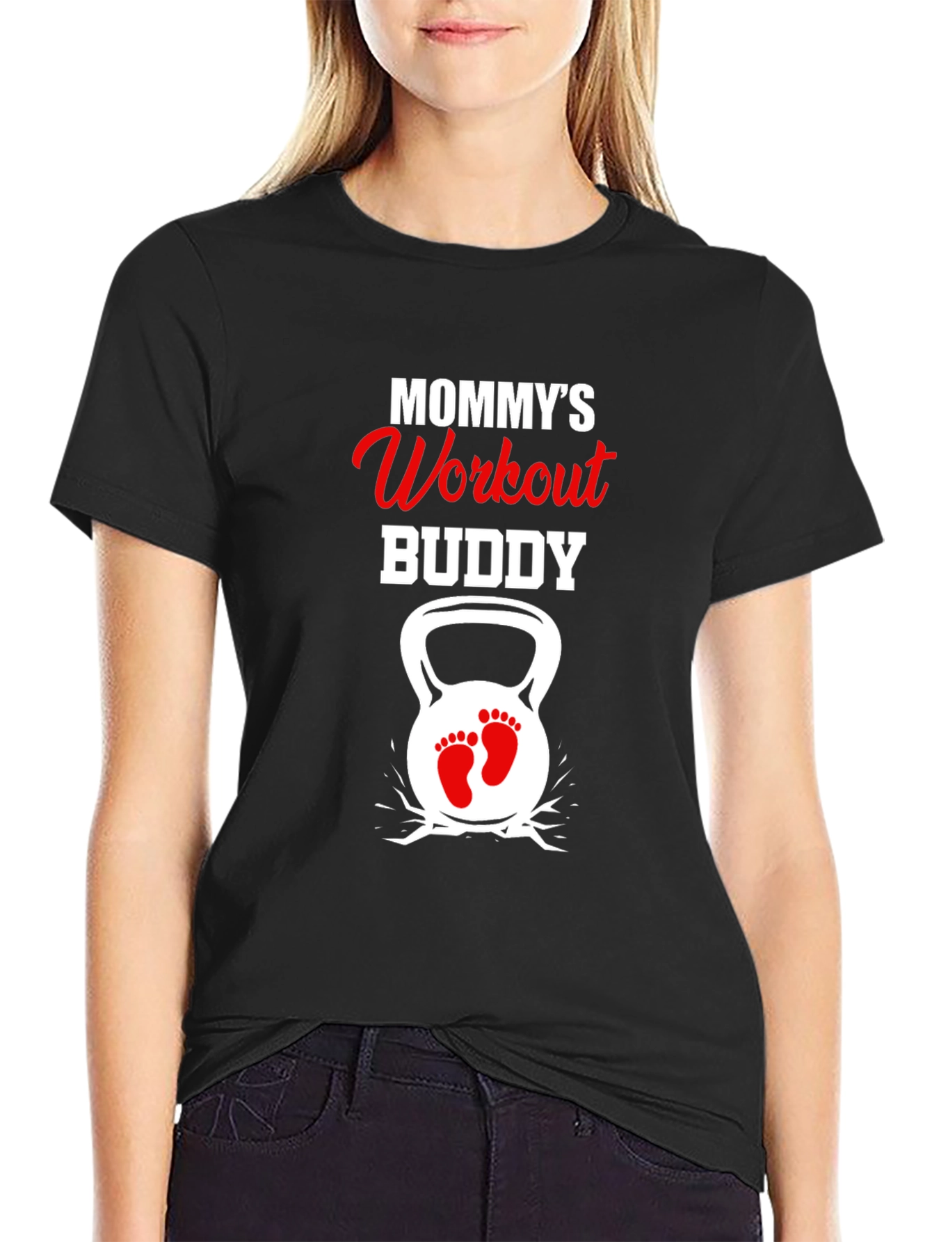 Mommys Workout Buddy T-Shirt