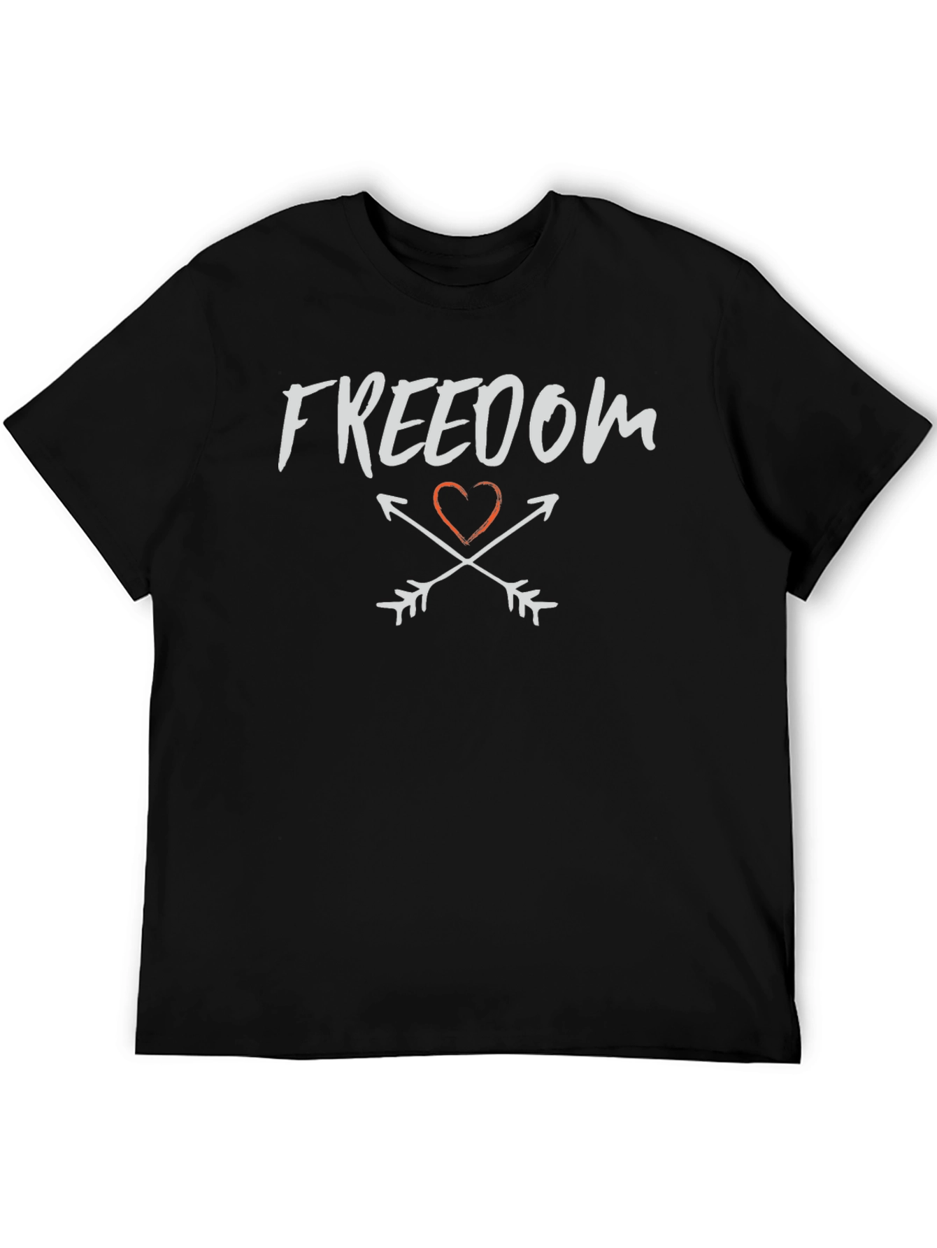Freedom Heart Arrows Graphic T-Shirt