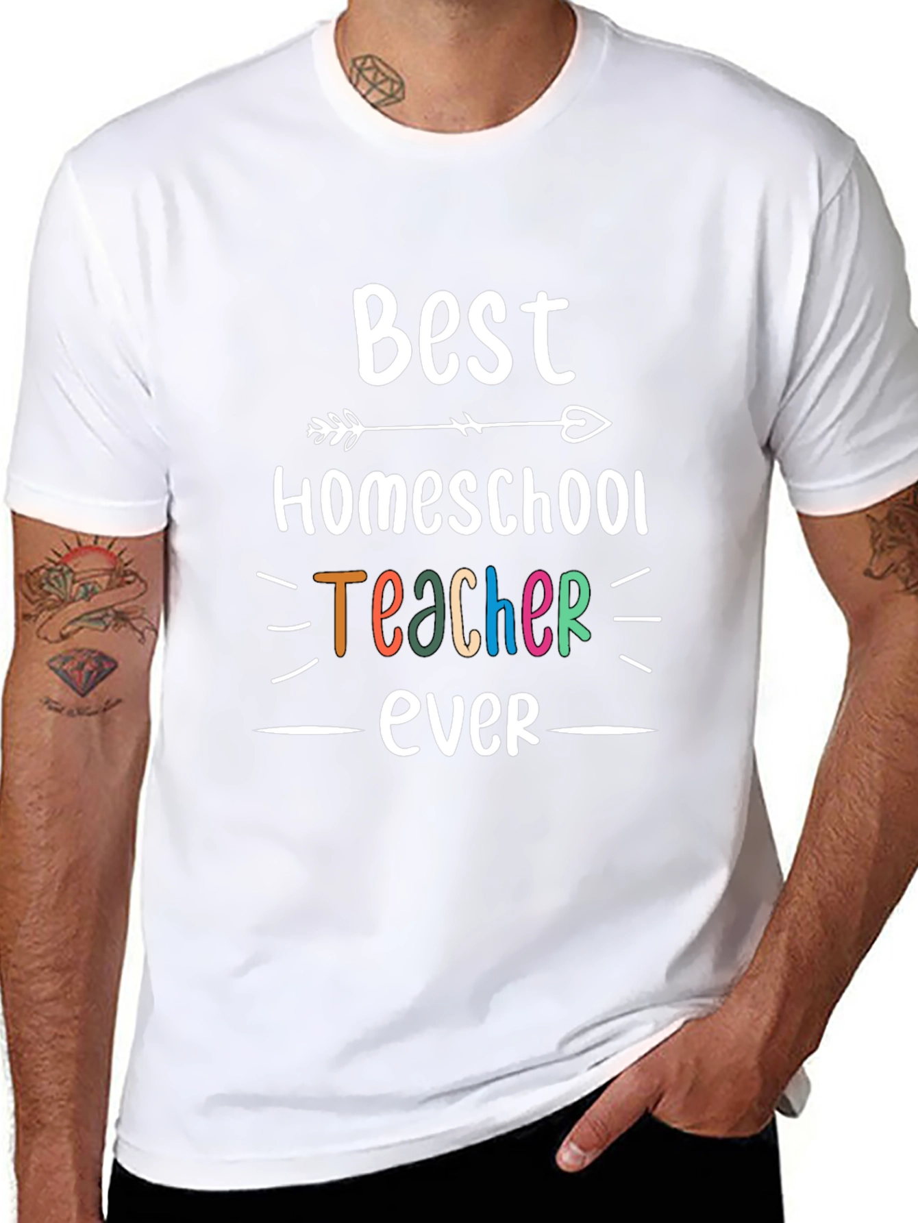 Best Homeschool Teacher Ever Graphic Tee