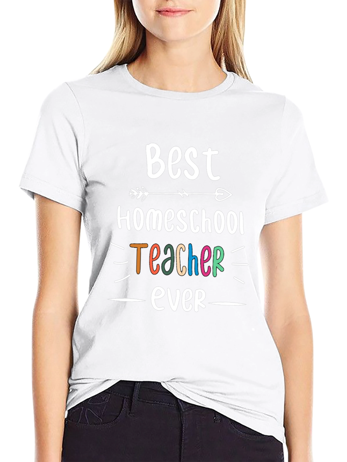 Best Homeschool Teacher Ever Graphic Tee