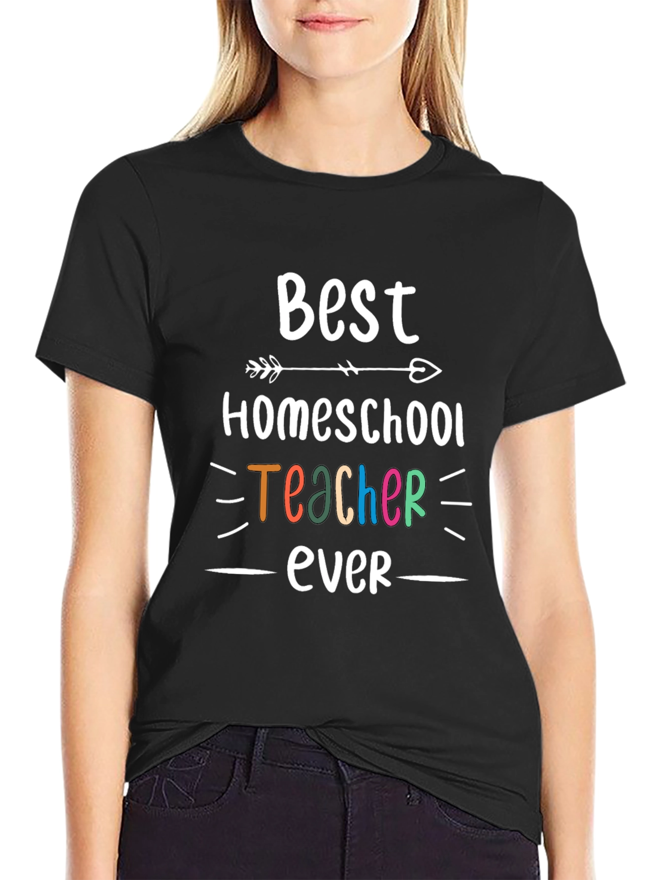 Best Homeschool Teacher Ever Graphic Tee