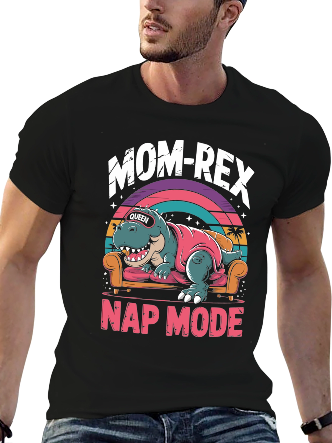 Mom-Rex Nap Mode T-Shirt