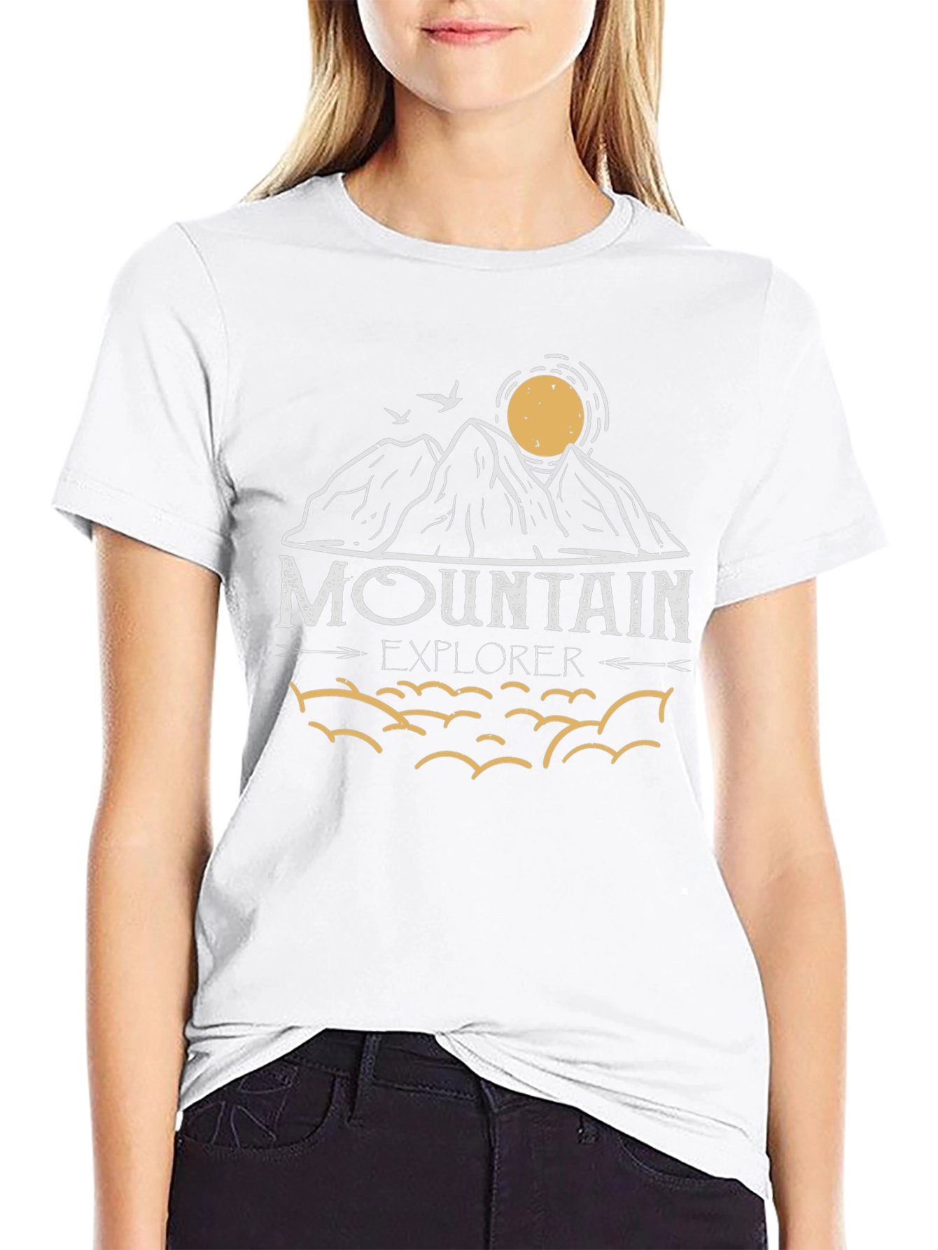 Mountain Explorer Graphic Tee - Black
