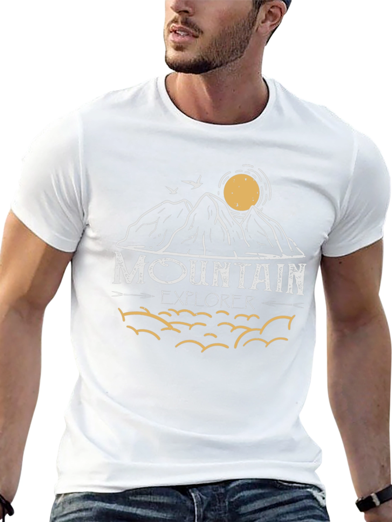 Mountain Explorer Graphic Tee - Black