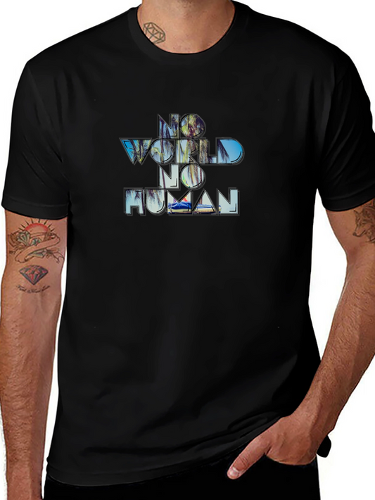 No World No Human Graphic Tee