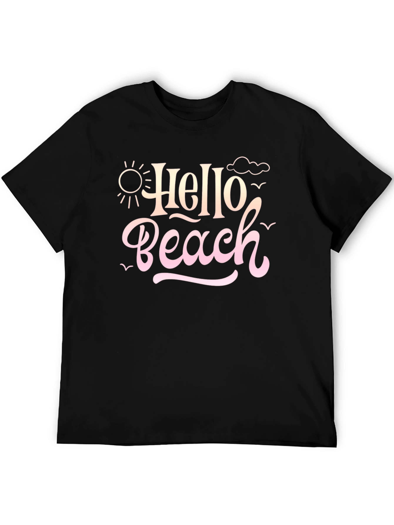 Hello Beach Graphic T-Shirt - Summer Ready