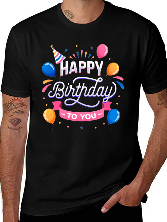 Happy Birthday T-Shirt - Celebrate in Style!
