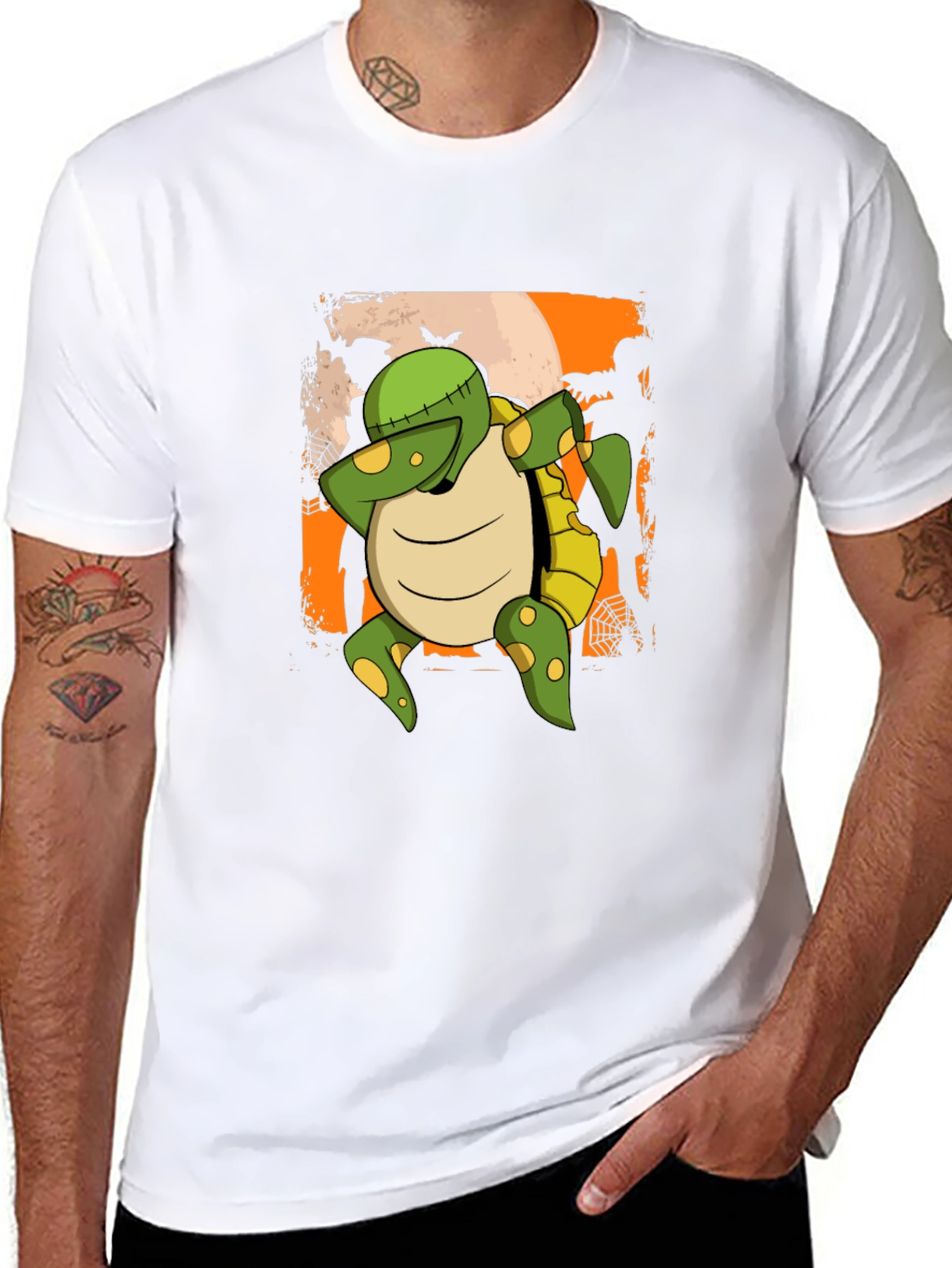 Dabbing Turtle Halloween T-Shirt